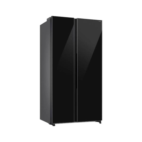 Samsung Side by Side Refrigerator A++, SmartThings & Wifi, Metal Cooling Duct, 647Lit, Clean Black