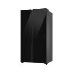 Samsung Side by Side Refrigerator A++, SmartThings & Wifi, Metal Cooling Duct, 647Lit, Clean Black