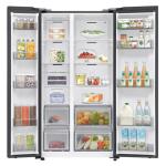Samsung REF SBS ,651 L, SmartThings/WIFI ,MATT DOI METAL , A+ ,, Metal Cooling Duct