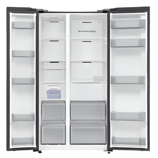 Samsung REF SBS ,651 L, SmartThings/WIFI ,MATT DOI METAL , A+ ,, Metal Cooling Duct