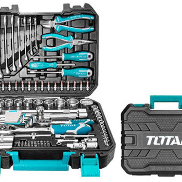 TOTAL 100 Pcs Hand Tools Set (THKTHP21006)