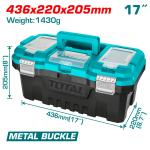 TOTAL 17-Inch Plastic Toolbox (TPBX0172)