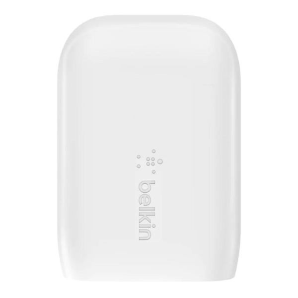 Belkin 32W PD Dual Home Charger 20W USB C & 12W USB A - White