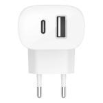 Belkin 37W Dual USB PD Wall Charger Fast & Safe Charging - White