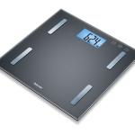 Beurer Diagonstic Bathroom Scale Black Body Weight Fat Water Muscle Percentage Bone Ma