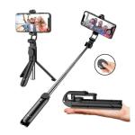 YESIDO Selfie Stick with Bluetooth Remote Versatile - Black
