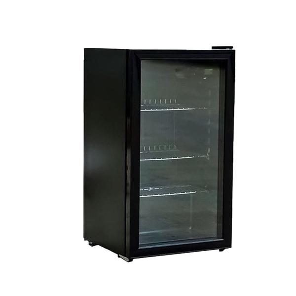 Daewoo Refrigerator Single Door Show Case, 91 Lit, Class Color, A+, Black